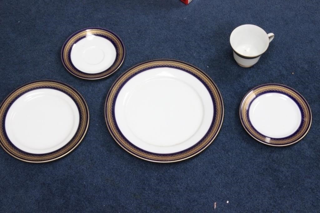 A Noritake Set of Plates Cup and Saucer