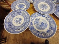Collection of 6 Spode Blue Room Collection