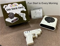 Gun Alarm Clock - Retail $93