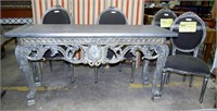 Console Table & 4 Louis XVI Style Chairs