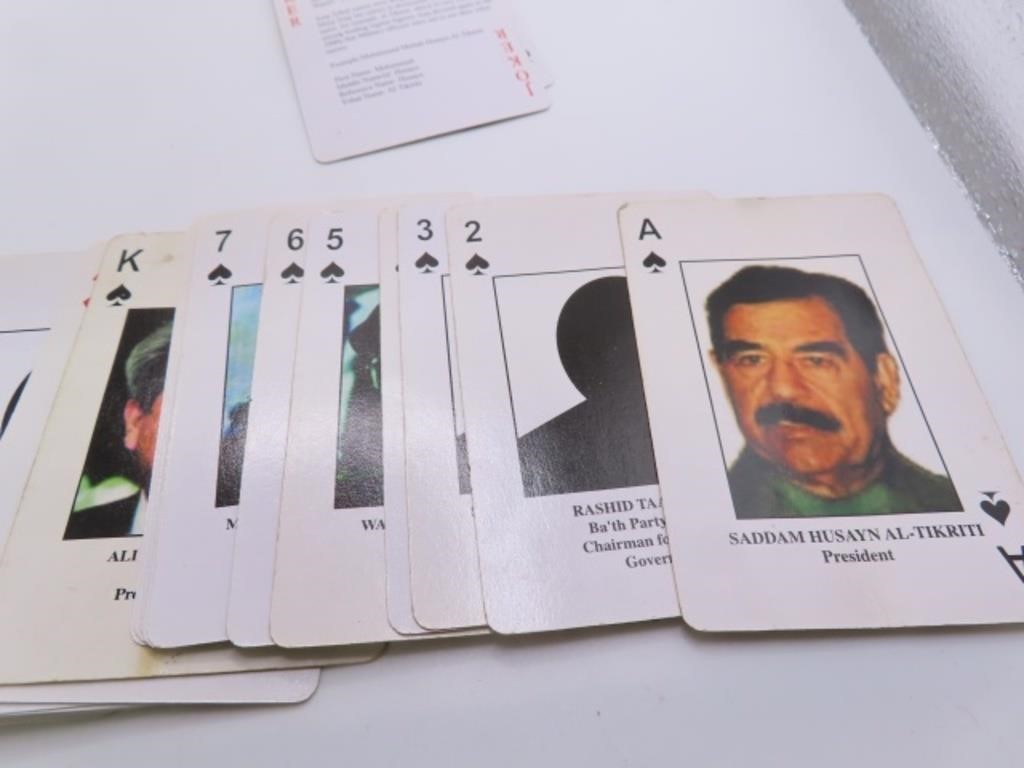 authentic original DESERT STORM Playing Cards