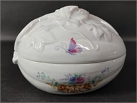 Charles Revson Inc Ciara Porcelain Egg Trinket