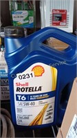 SHELL ROTELLA SAE 5W -40 ENGINE OIL