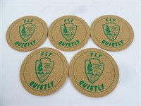 Lot of 5 National Parks Service "Fly Quietly"