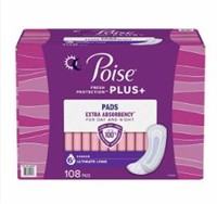 Poise fresh protection plus + pads