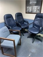 4 office chairs
