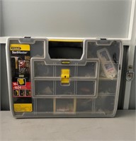 Stanley Parts Bin Packed with Shop Supplies