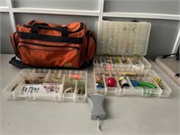 LARGE Plano Tackle Case Packed with Fishing Tackle