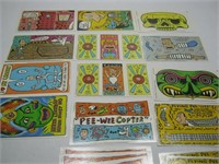 (20) Pee Wees Playhouse Stickers etc Lot
