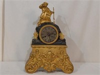 Antique Gilt Bronze Figural Clock