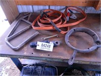 jumper cables, small hitch & more