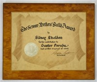 Sydney Sheldon Screen Writer's Guild Award