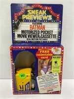 Sneak preview, Batman motorized pocket movie
