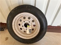 CARLISLE 4.80 - 12 TIRE W/ WHEEL