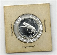 1967 Canada Silver Quarter