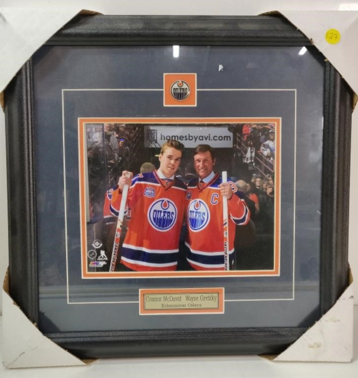 Connor McDavid & Wayne Gretzky Framed Photo