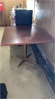 Pair of Restaurant Tables w/Metal Bases