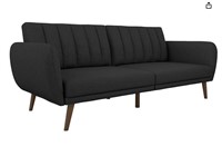 Convertible Futon Sofa - Dark Gray Linen