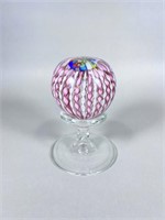Millefiori and Ribbon Glass Paperweight
