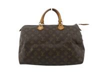 Louis Vuitton Monogram Speedy 35 Hand Bag