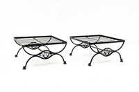 2pc Iron End Tables or Seats