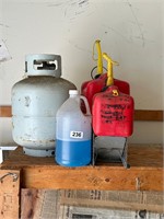 PROPANE TANK, GAS CANS ETC