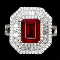 Natural Stunning Red Ruby Ring
