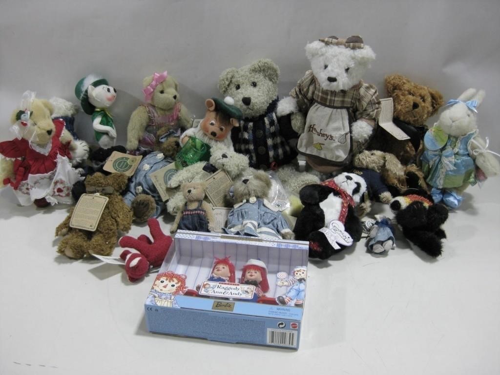 Assorted Boyds Bears & Other Collectibles See Info