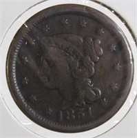 1851 Large Cent