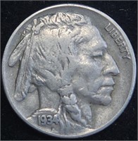 1934 Buffalo Nickel - Very Fine