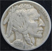 1927 Buffalo Nickel - Very Good+ Example