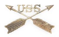 INDIAN WARS USS UNITED STATES SCOUTS HAT BADGE