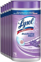 (N) Lysol Disinfecting Wipes, Lavender, Thick Stro