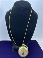 18kgf Necklace With Vintage Watch Casing