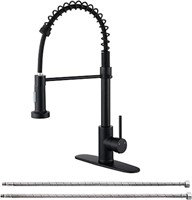 PHICHI Chrome Kitchen Faucet with Pull Down Spraye