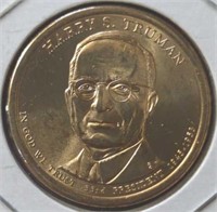 Uncirculated Harry S Truman US presidential $1