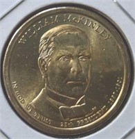 Uncirculated William McKinley US presidential $1