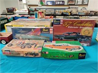 4 NIB Vintage model car kits