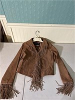 Me Jane Suede/leather jacket. Size L,  wire hooks