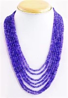300.00 cts Amethyst Bead Necklace
