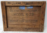 Kolster Radio Model K-23 Wood Crate Panel 15"