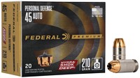 Federal P45HSD1 Premium Personal Defense 45 ACP 21