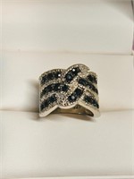 Estate Collection Sterling Ring Black Amethyst