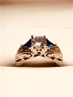 Estate Collection Sapphire Blue Multistone Ring