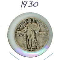 1930 Standing Liberty Silver Quarter