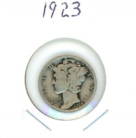 1923 Mercury Silver Dime