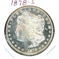 1878-S Morgan Silver Dollar