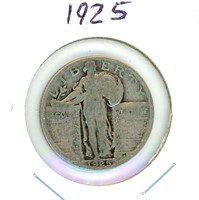 1925 Standing Liberty Silver Quarter