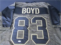 Tyler Boyd signed football jersey JSA COA