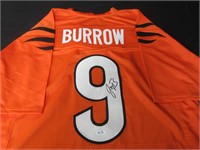 Joe Burrow signed football jersey COA